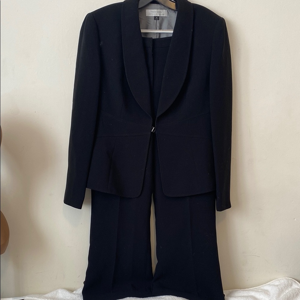 Black Blazer and Pants Set
